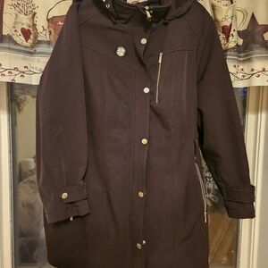 Women's Michael Kors Black Hooded Winter Jacket